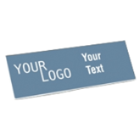 1.5x3" Engraved Plastic Nametag